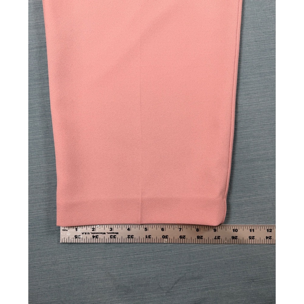 Karen‎ Scott Petites Pink Wide Leg Dress Pants High Rise Trousers Size 14P - Picture 7 of 10